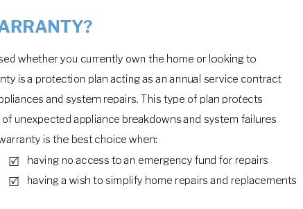 home warranty services